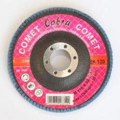 10x Fächerschleifscheibe Zirkonkorund schräg Korn 120 - 115x22mm 