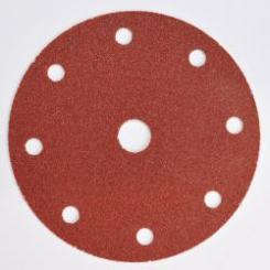 100x Klettscheibe Korund Korn 40 - KP 150mm 9 Loch 